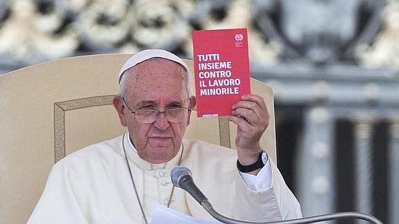 El Papa, en la audiencia general del miércoles.