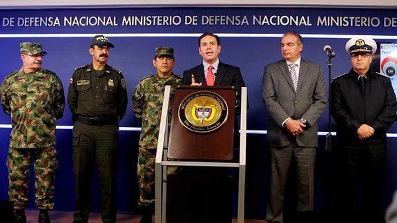 Pizón, durante la rueda de prensa 