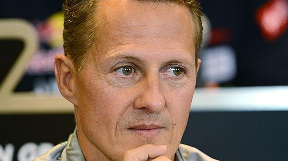Schumacher, durante una rueda de prensa. 