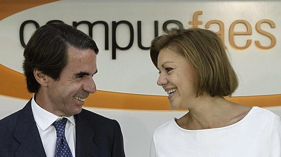 Aznar y Cospedal. 