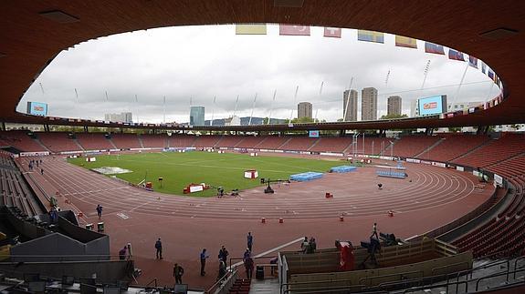 Estadio Letzigrund en Zurich, donde se disputan os campeonatos de Europa de atletismo. 