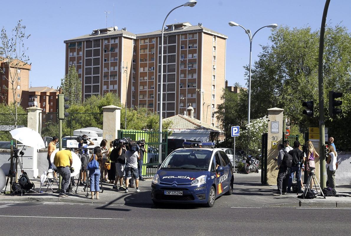 Entrada del Hospital Carlos III de Madrid.