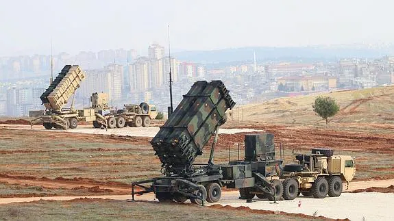 Misiles 'Patriot' desplegados en Turquía. 