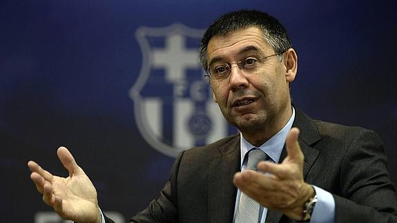 Bartomeu, en un acto institucional. 