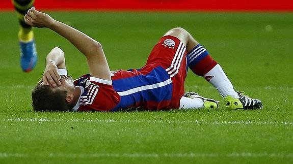 Lahm, lesionado. 