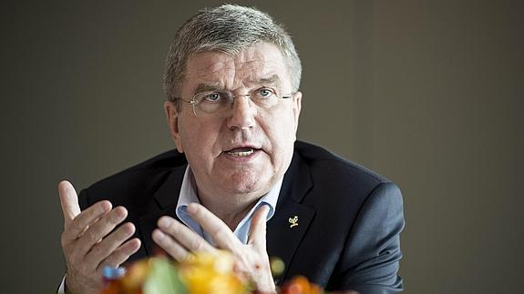 Thomas Bach, presidente del COI. 