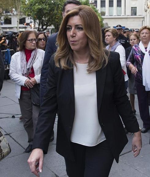 La presidenta de la Junta de Andalucía, Susana Díaz. 