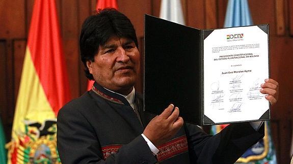 El presidente de Bolivia, Evo Morales. 