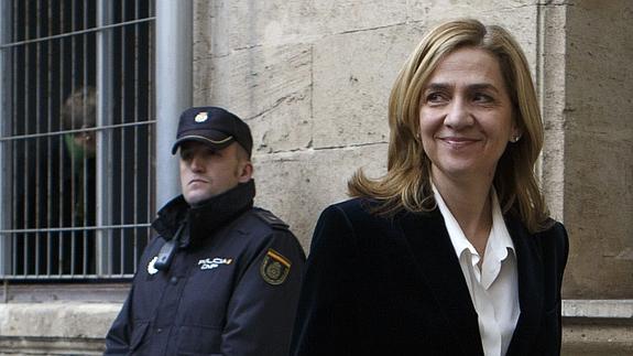 La infanta Cristina.