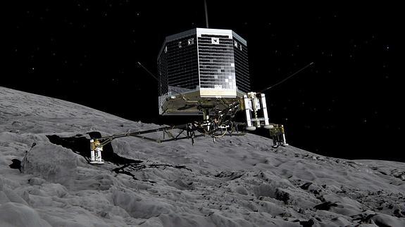 La sonda Rosseta aterriza en su cometa.