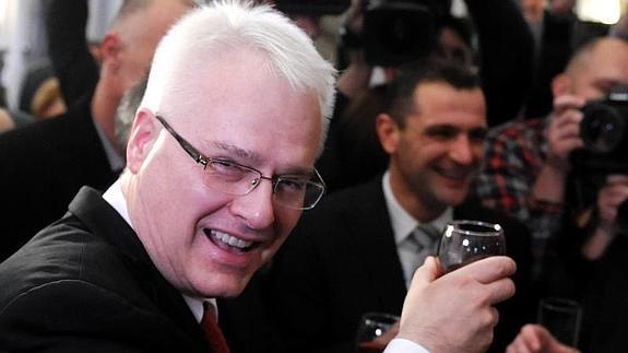 Ivo Josipovic, candidato de centro-izquierda y vigente presidente del país. 