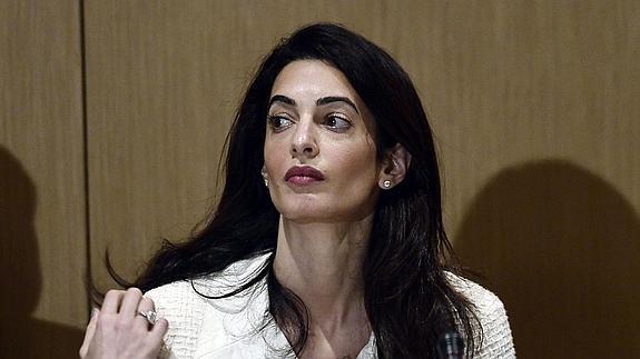 Amal Clooney. 