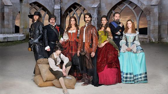 Los protagonistas de 'Las aventuras del Capitán Alatriste'. 