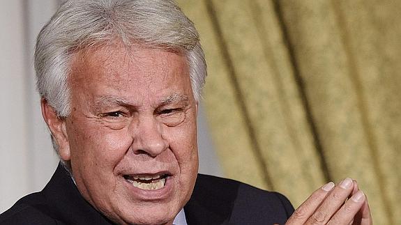 El expresidente del Gobierno Felipe González. 