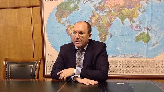 El director de la Agencia Federal de Turismo de la Federación Rusa, Oleg Safónov. 