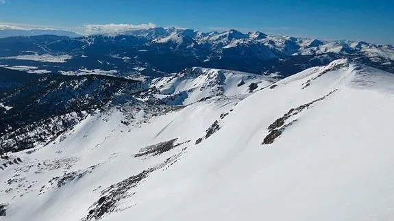 Preciosas vistas de la estación de esquí de Puyvalador