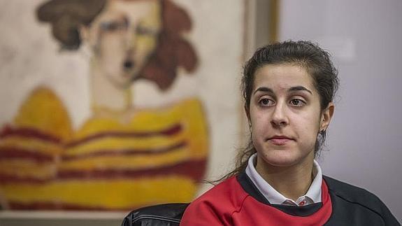 Carolina Marín, campeona del mundo de bádminton. 