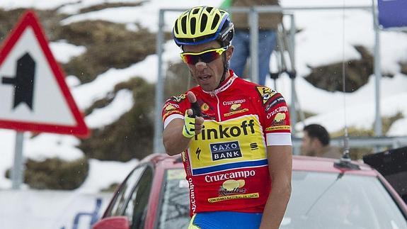 Alberto Contador ganó en Haza Llanas, en Güejar Sierra (Granada)