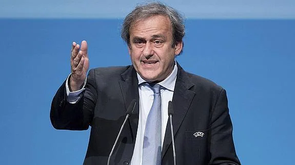 Michel Platini, presidente de la UEFA. 