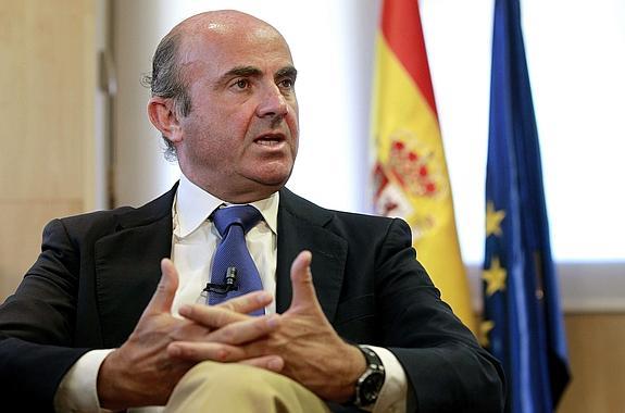 Luis de Guindos, ministro de Economía. 