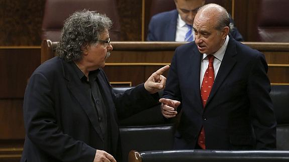 Fernández Díaz, hoy en el Congreso. 