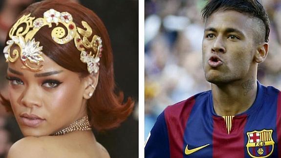 Rihanna y Neymar.