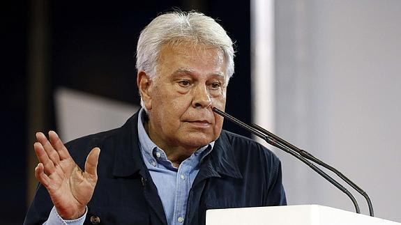 El expresidente del Gobierno Felipe González.