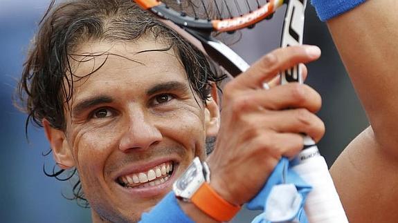 Rafa Nadal celebra su triunfo. 