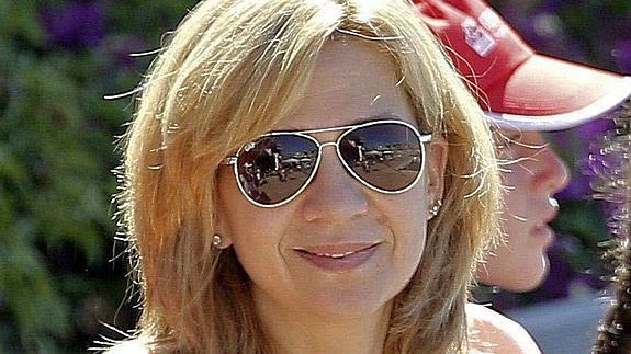 La infanta Cristina de Borbón. 