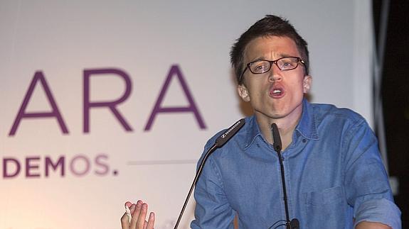 El secretario de Política de Podemos, Iñigo Errejón.