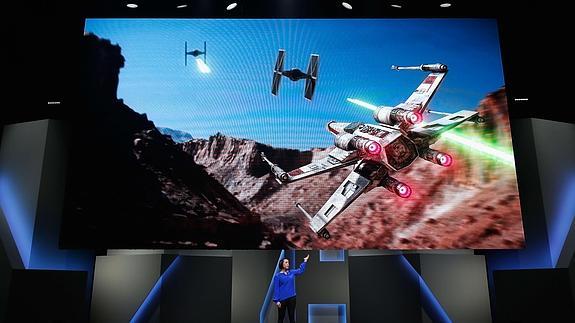 Presentación del juego 'Star Wars Battlefront' en el E3 de Los Ángeles.