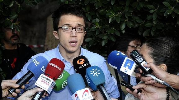 El secretario de Política de Podemos, Íñigo Errejón.