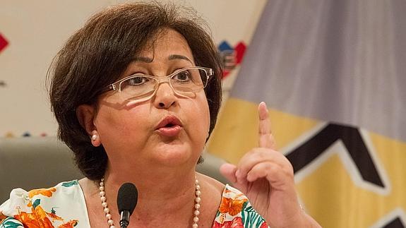 La presidenta del Consejo Nacional Electoral de Venezuela, Tibisay Lucena.