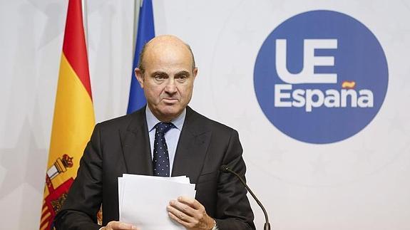 El ministro de Economía y Competitividad, Luis de Guindos.