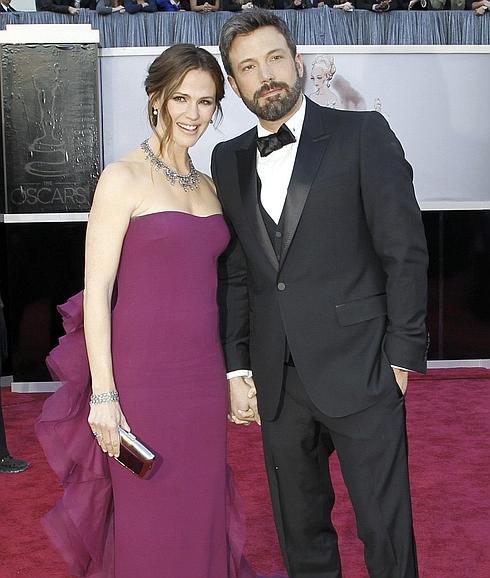 Jennifer Garner y Ben Affleck, en los Oscar de 2013.  