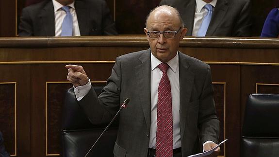 El ministro de Hacienda, Cristóbal Montoro.