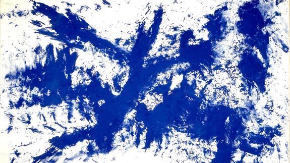 'La gran antropometría azul', de Yves Klein.