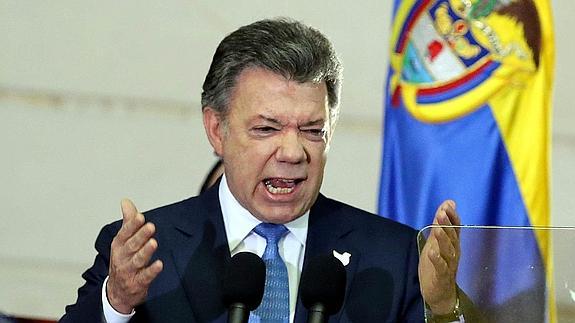 El presidente de Colombia, Juan Manuel Santos.