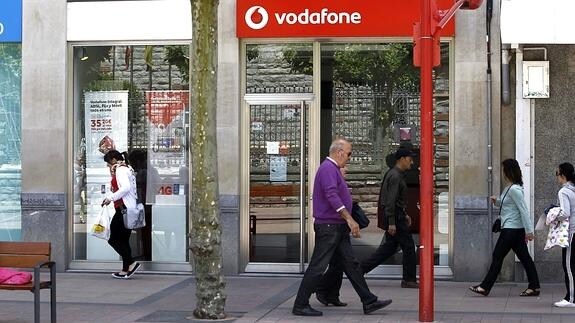 Tienda de Vodafone. 