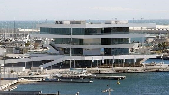 El emblemático edificio de Veles e Vents. 