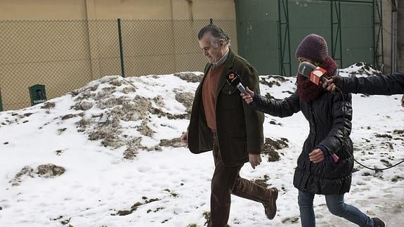 Luis Bárcenas, durante sus vacaciones en Baqueira Beret.