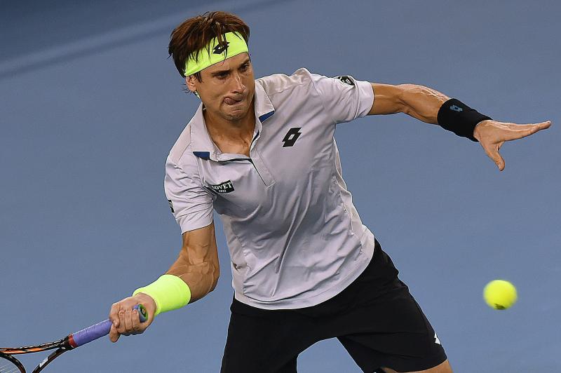 David Ferrer, durante el torneo de Pekín. 