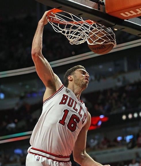 El pívot español de los Chicago Bulls, Pau Gasol.