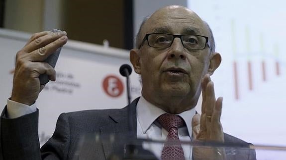 El ministro de Hacienda y Administraciones Públicas, Cristóbal Montoro. 