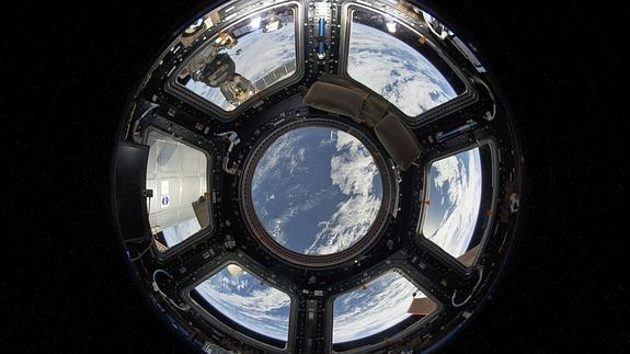 Cúpula de la Estación Espacial Internacional.