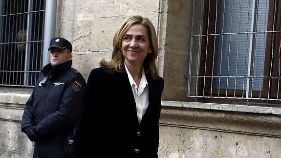 La infanta Cristina. 