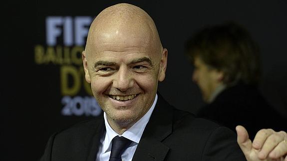 Infantino en una reciente gala. 