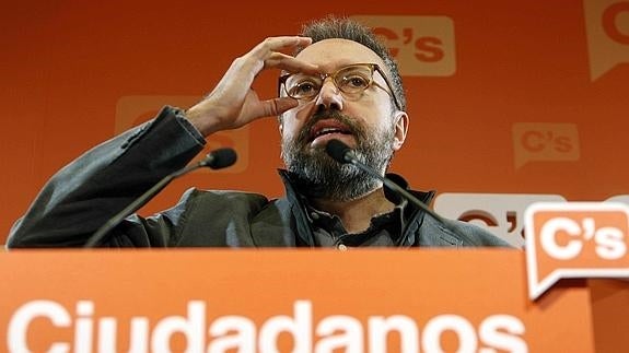 El portavoz del Grupo Parlamentario de Ciudadanos, Juan Carlos Girauta.