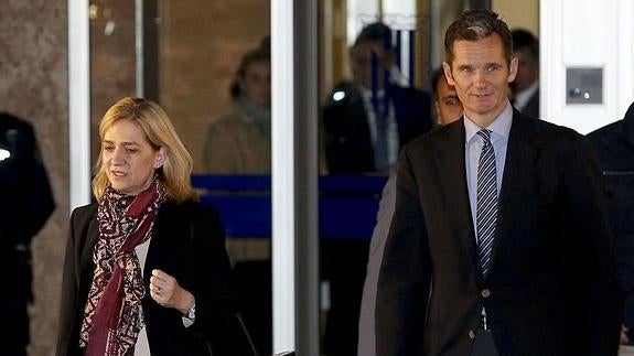 La infanta Cristina e Iñaki Urdangarin.