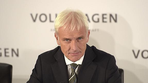 Matthias Müller, presidente de Volkswagen.